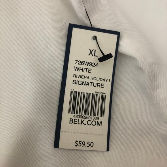 NWT Crown & Ivy White Tencel Blouse Size XL - Picture 8 of 9